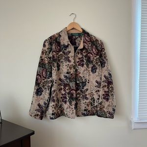 Vintage Tapestry Chore Coat
